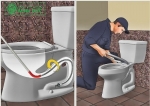 Cách thông cầu cống nghẹt bằng máy lò xo cực hiệu quả