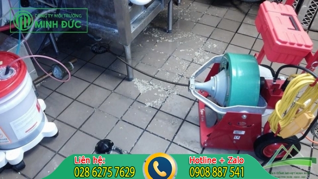 Th&ocirc;ng cống nghẹt Long An - LH  0908 887 541