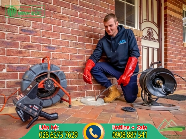 Dịch vụ th&ocirc;ng cống nghẹt tại Quảng trị
