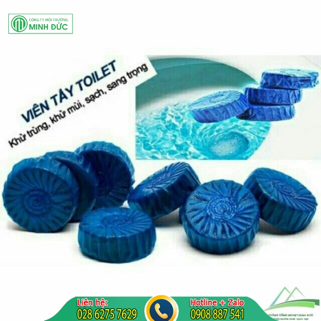Tẩy trắng bồn cầu bị đen v&agrave; ố v&agrave;ng bằng vi&ecirc;n tẩy rửa bồn cầu
