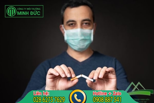 kh&ocirc;ng cho thuốc l&aacute; v&agrave;o bồn cầu để tr&aacute;nh t&igrave;nh trạng tắc nghẽn bồn cầu