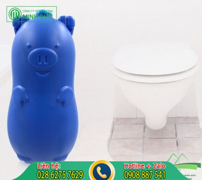Lọ viên thả bồn cầu con Heo
