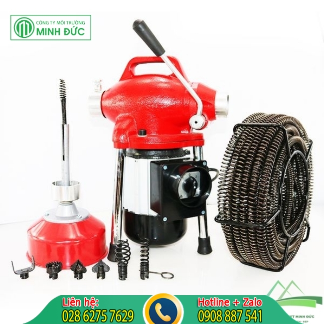 Dịch vụ th&ocirc;ng bồn cầu toilet tại B&igrave;nh Dương bằng m&aacute;y l&ograve; xo