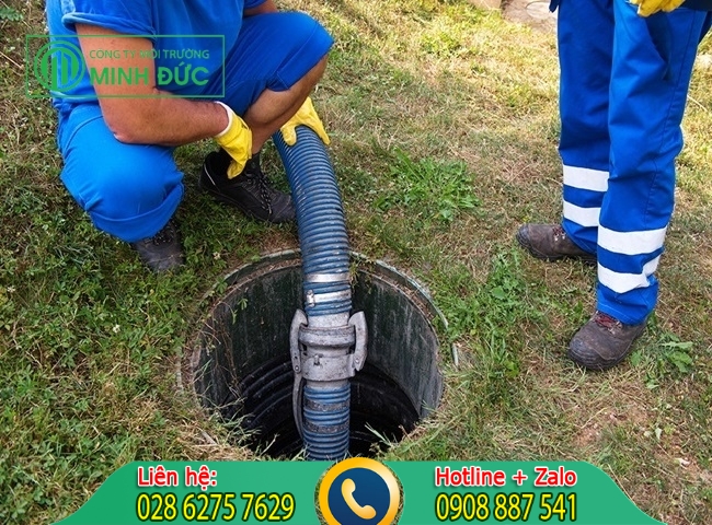 Dịch vụ rút hầm cầu quận 8 bằng những thiết bị và phương tiện đại