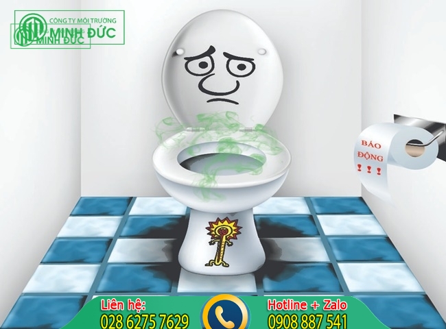 Dấu hiệu nhận biết th&ocirc;ng bồn cầu huyện H&oacute;c M&ocirc;n