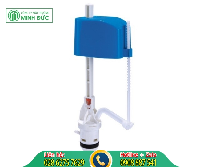 Do kẹt phao kh&oacute;a nước của bồn cầu