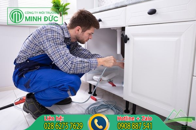 dịch vụ th&ocirc;ng đường ống bồn rửa ch&eacute;n b&aacute;t