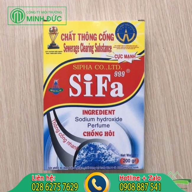 Bột th&ocirc;ng đường cống Sifa