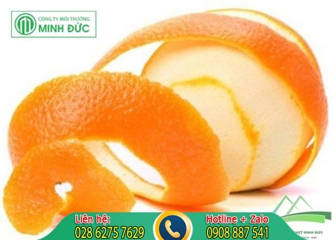 Khử mùi hôi nhà vệ sinh bằng vỏ cam, quýt