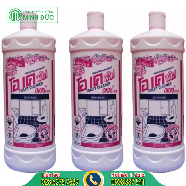 Sử dụng nước tẩy rửa toilet để diệt mối