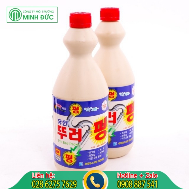 C&aacute;ch xử l&yacute; tắc nghẽn bồn cầu bằng thuốc th&ocirc;ng bồn cầu