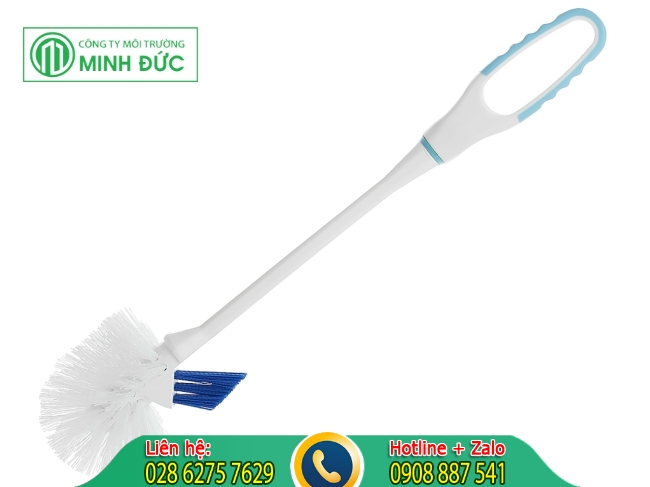 Th&ocirc;ng nghẹt bồn cầu bằng c&acirc;y cọ rửa toilet