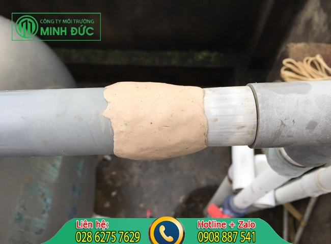 xử lý ống nước bị nứt