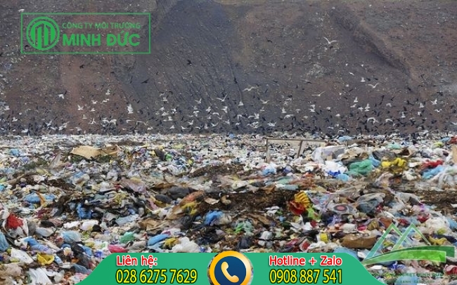 xử lý chất thải rắn bằng cách chôn lấp