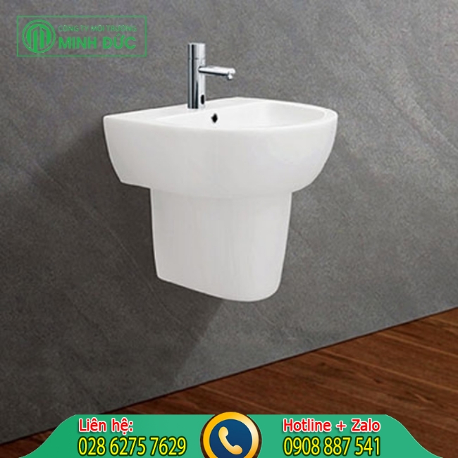 Chậu rửa mặt treo tường Viglacera V51
