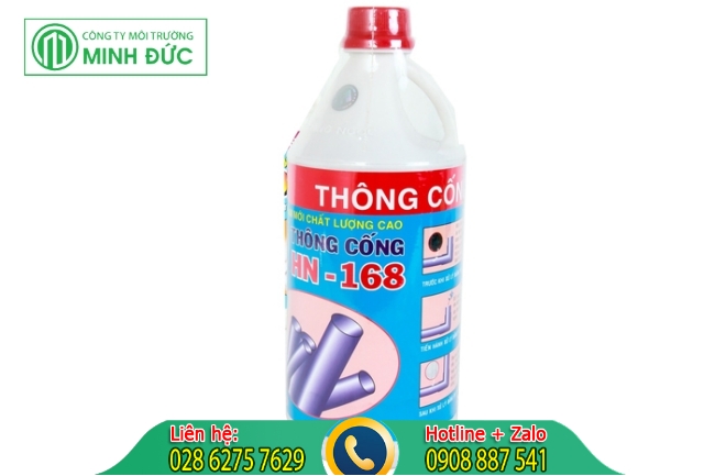 Sử dụng nước th&ocirc;ng tắc ống tho&aacute;t nước