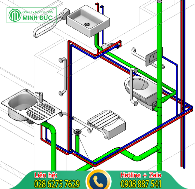 Xử l&yacute; nước cống bị tr&agrave;o ngược bằng c&aacute;ch l&agrave;m sạch c&aacute;c ống dẫn nhỏ