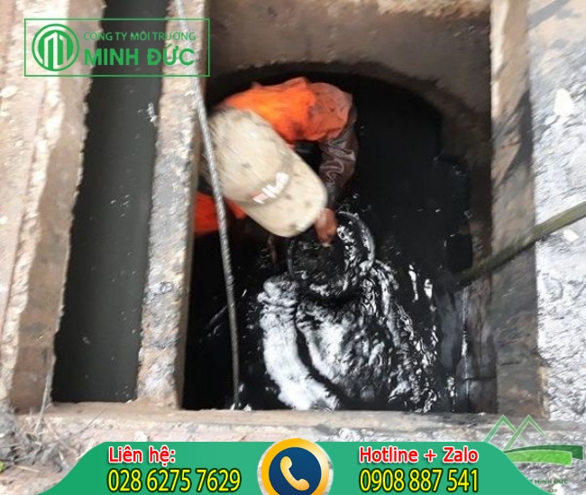Dịch vụ xử lý mùi hôi tại cống thoát nước