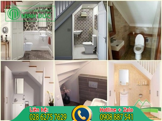 Lưu &yacute; khi x&acirc;y nh&agrave; vệ sinh dưới gầm cầu thang theo phong thủy