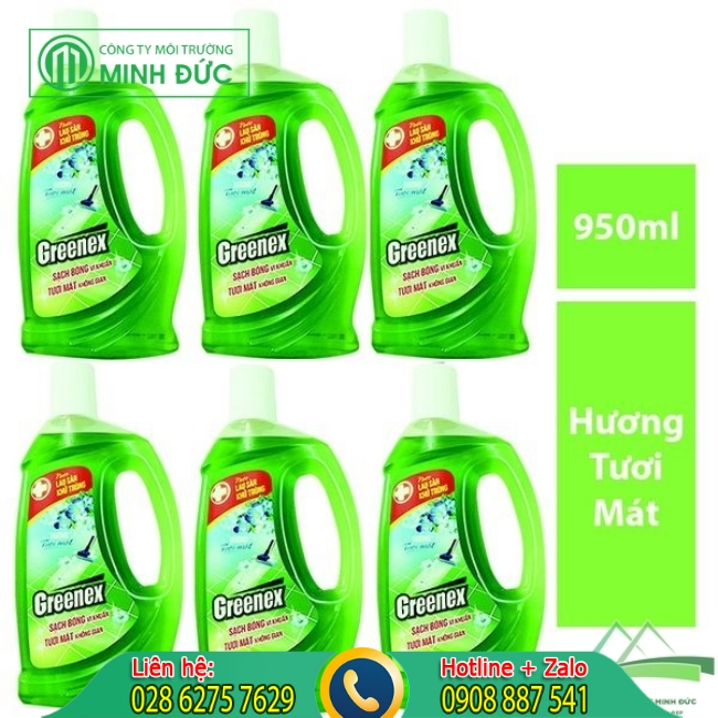 Nước lau s&agrave;n Greenex