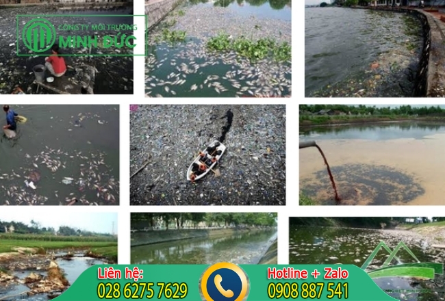 Nước mặt ở nước ta đang bị &ocirc; nhiễm trầm trọng