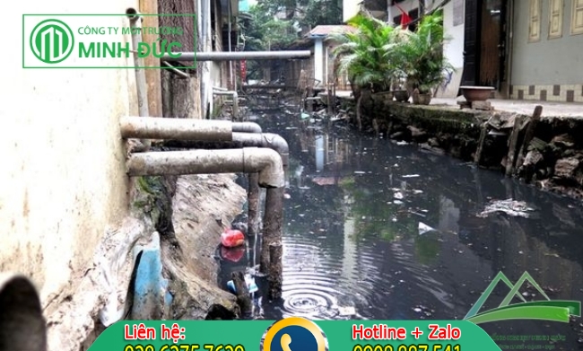 &Ocirc; nhiễm nước thải tại c&aacute;c con k&ecirc;nh g&acirc;y &ocirc; nhiễm