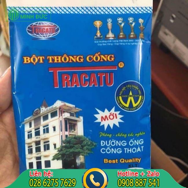 hóa chất thông cầu nghẹt Tracatu cực mạnh cực hiệu quả