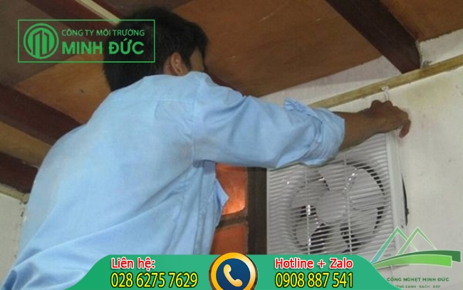 Lắp đặt quạt th&ocirc;ng gi&oacute; gắn tường với 5 bước đơn giản