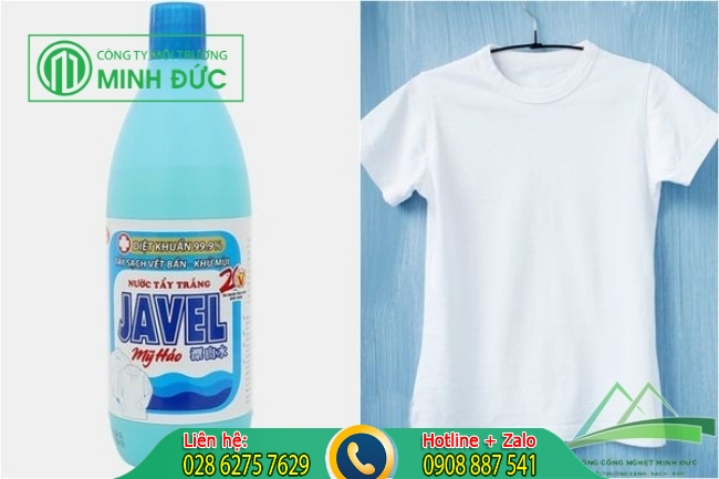 C&aacute;ch tẩy trắng quần &aacute;o cũ bị mốc với thuốc tẩy Javel