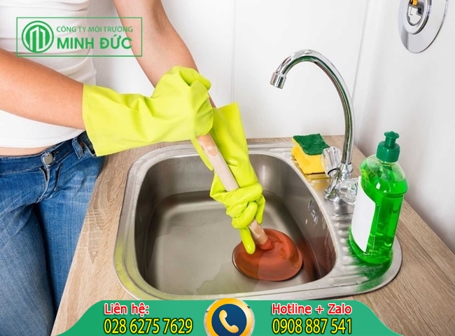 Nguy&ecirc;n nh&acirc;n cần th&ocirc;ng bồn rửa ch&eacute;n quận 4