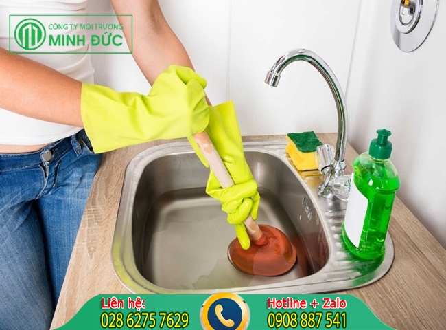 Th&ocirc;ng bồn rửa ch&eacute;n quận 9 tại nh&agrave; như thế n&agrave;o