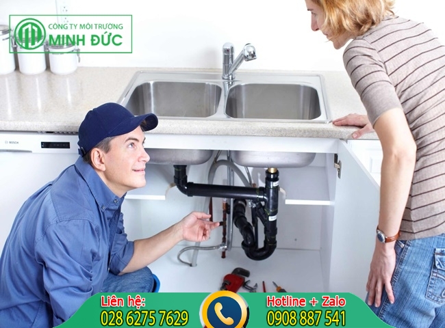 Do th&oacute;i quen sinh hoạt cần phải thi c&ocirc;ng th&ocirc;ng bồn rửa ch&eacute;n Huyện Nh&agrave; B&egrave;