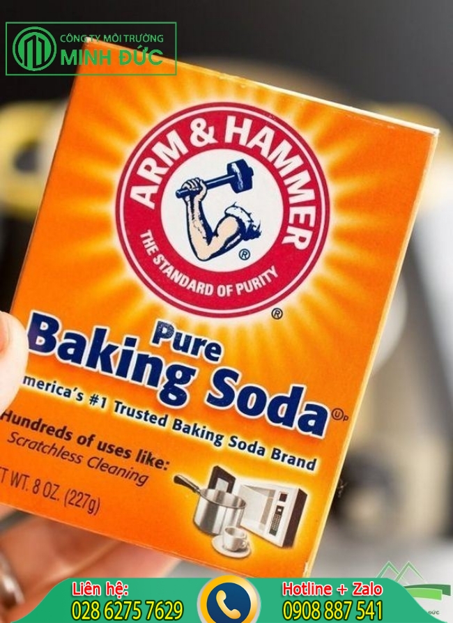 Th&ocirc;ng bồn rửa ch&eacute;n quận T&acirc;n Ph&uacute; bằng baking soda v&agrave; chanh