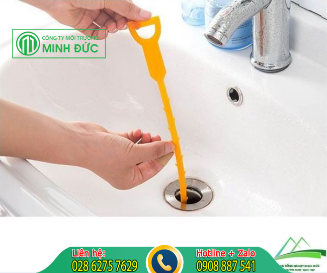 Dụng cụ th&ocirc;ng tắc bồn rửa mặt bằng xương c&aacute; th&ocirc;ng tắc bồn rửa mặt