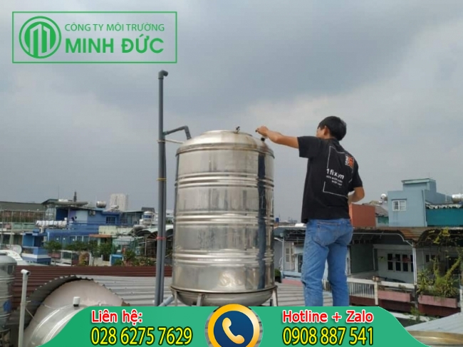 Vệ sinh bồn nước quận 7 uy t&iacute;n, gi&aacute; rẻ