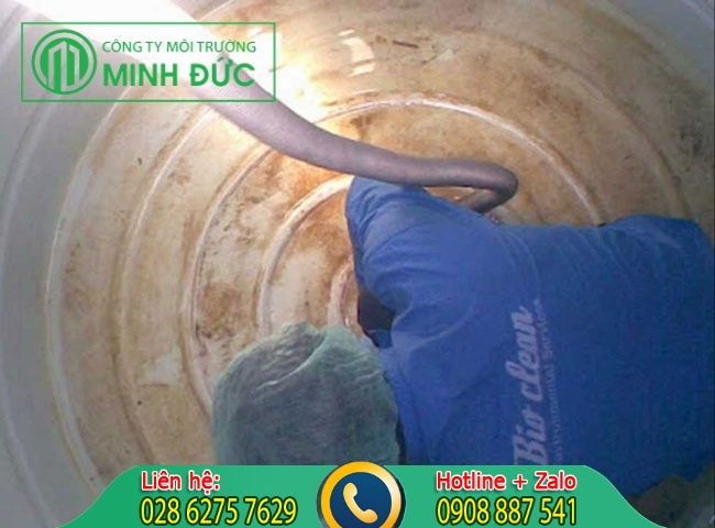 vệ sinh bồn nước quận 10 sau khi cọ rửa bồn inox