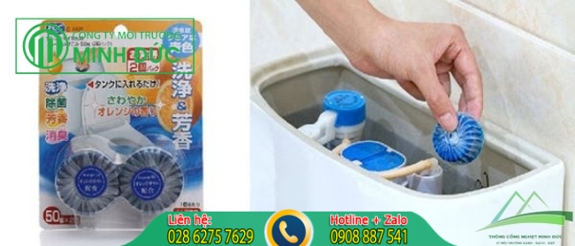 Viên tẩy bồn cầu Nhật Bản hương cam