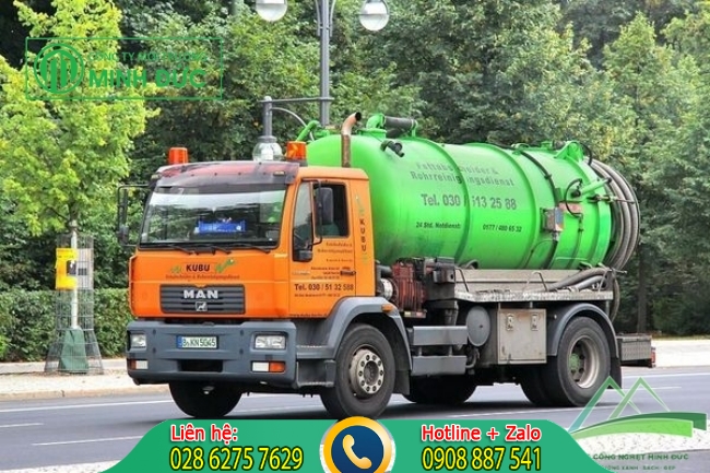 Dịch vụ th&ocirc;ng bồn cầu toilet tại B&igrave;nh Dương bằng xe bồn cao cấp